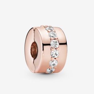 Pandora 14K Rose Gold Plated Clips
